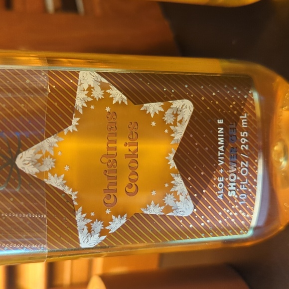 Bath & Body Works Christmas Cookies Shower Gel Body wash 10 oz lot of 2 NEW NIP - Picture 2 of 6